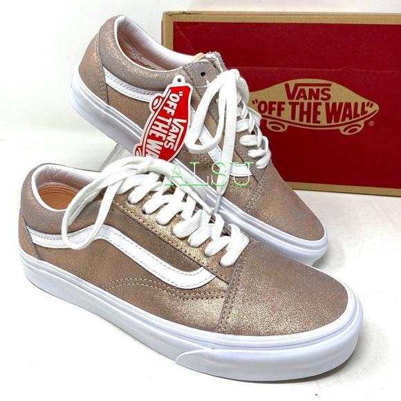 VANS Old Skool Canvas Rose Gold Men’s Sneakers - Picture 8 of 8
